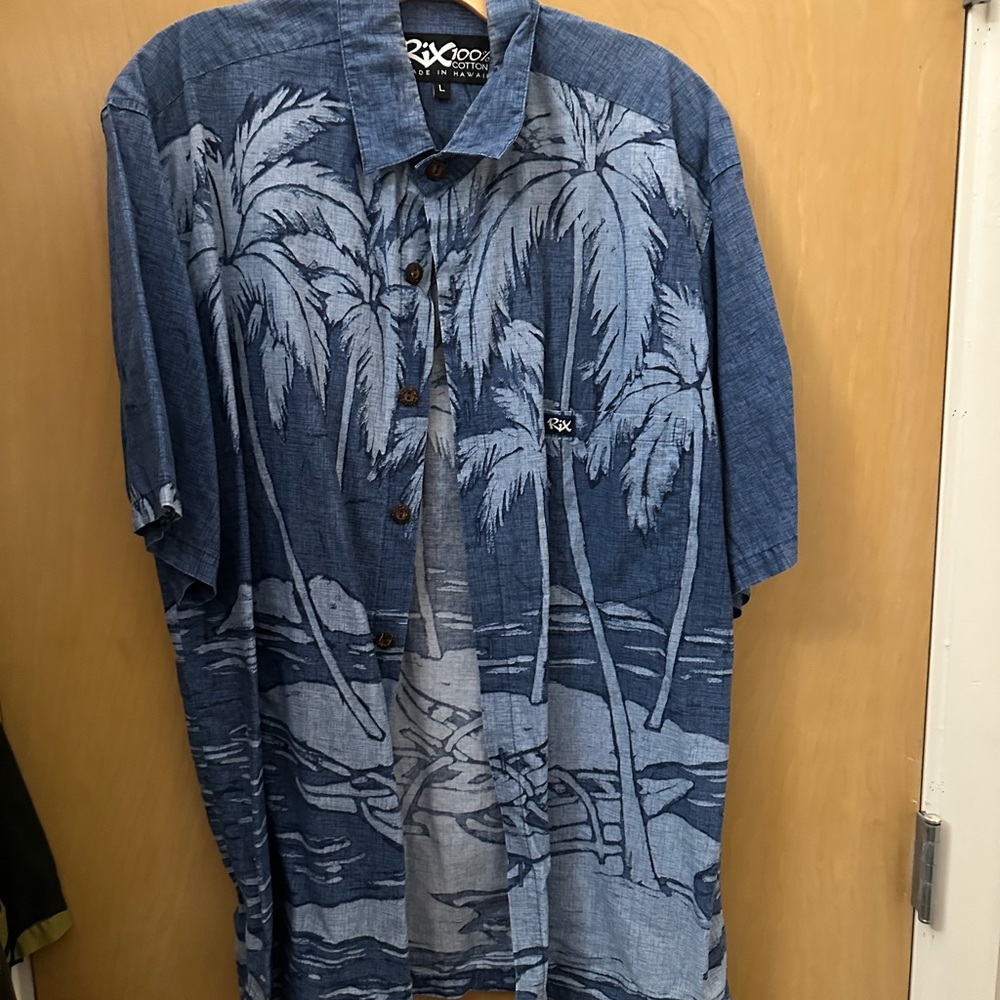 Tropical Blue Men's Shirt